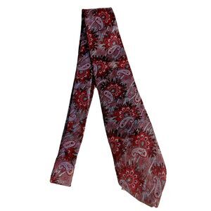 #7906 JONATHAN BLUE PAISLEY PRINT NECKTIE 3.5 X POLYESTER
